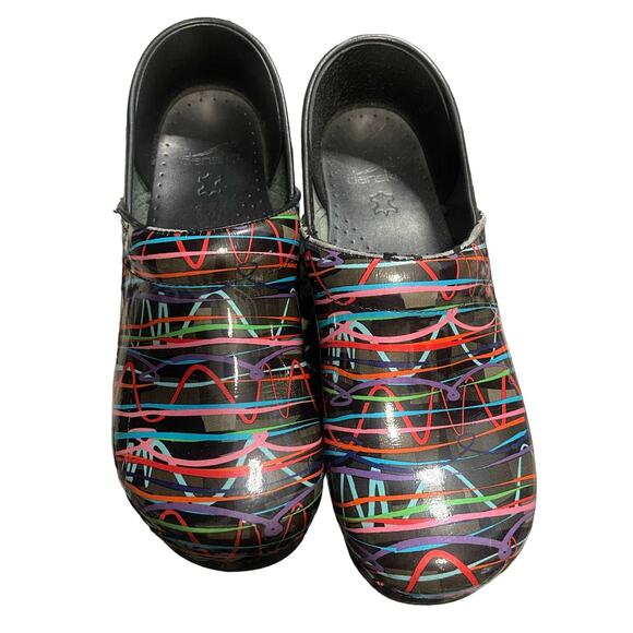 Dansko Shoes - Dansko Professional Women's Clog Streamers Patent Leather Size 41